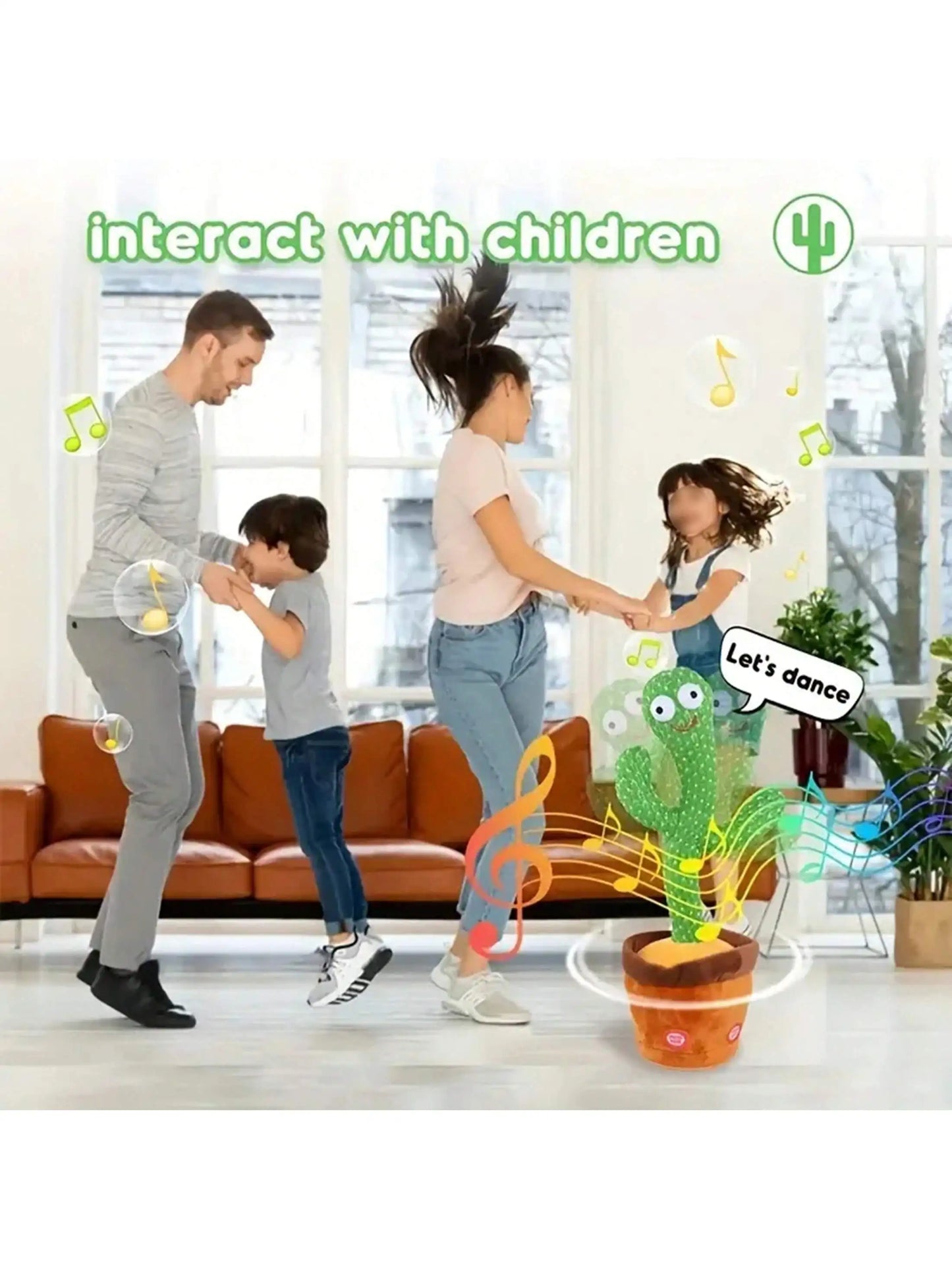 Fun Dancing Cactus Toy for Kids - Sings, Talks, and Mimics! - ToyJoyHQ