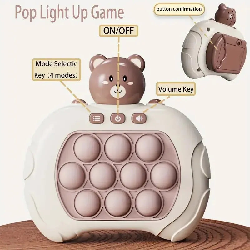 Portable Bubble Pop Game Console for Kids' Stress Relief - ToyJoyHQ