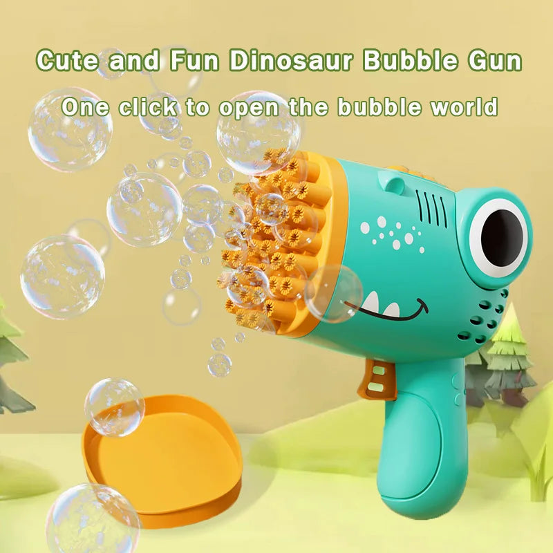 Dinosaur Bubble Blaster for Endless Outdoor Fun - ToyJoyHQ